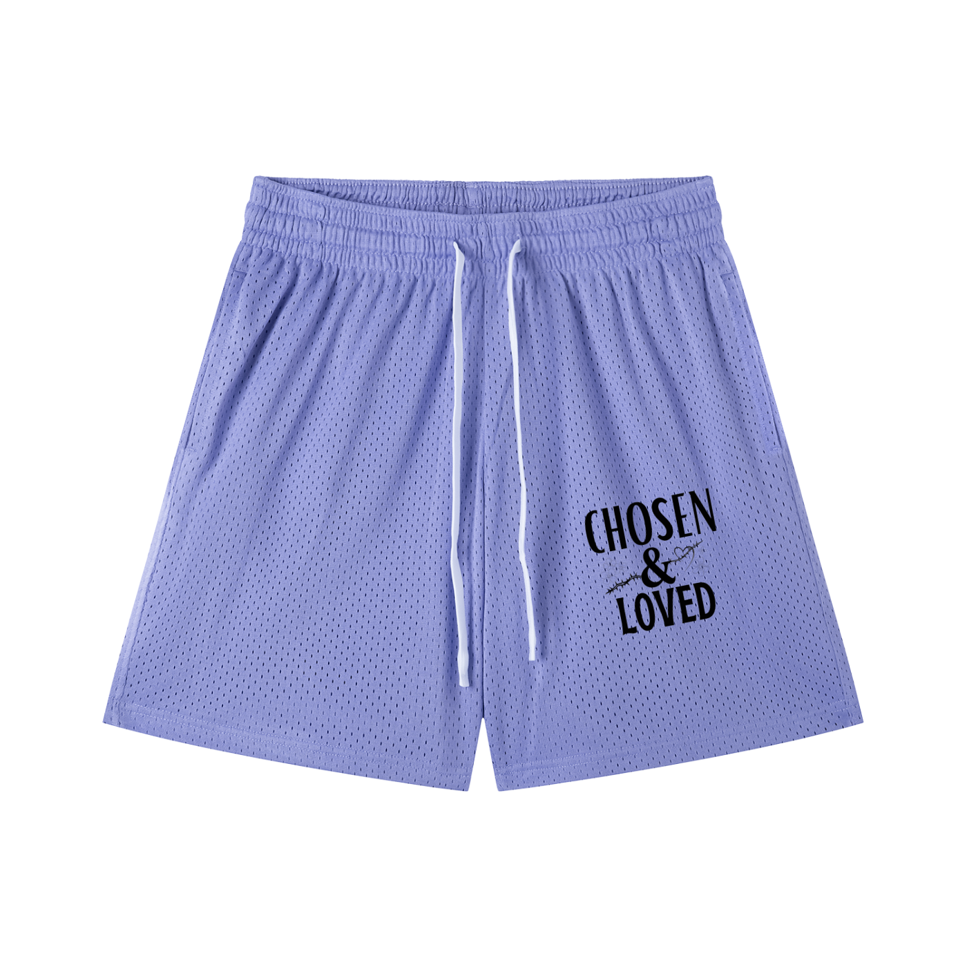 Mesh Drawstring Shorts