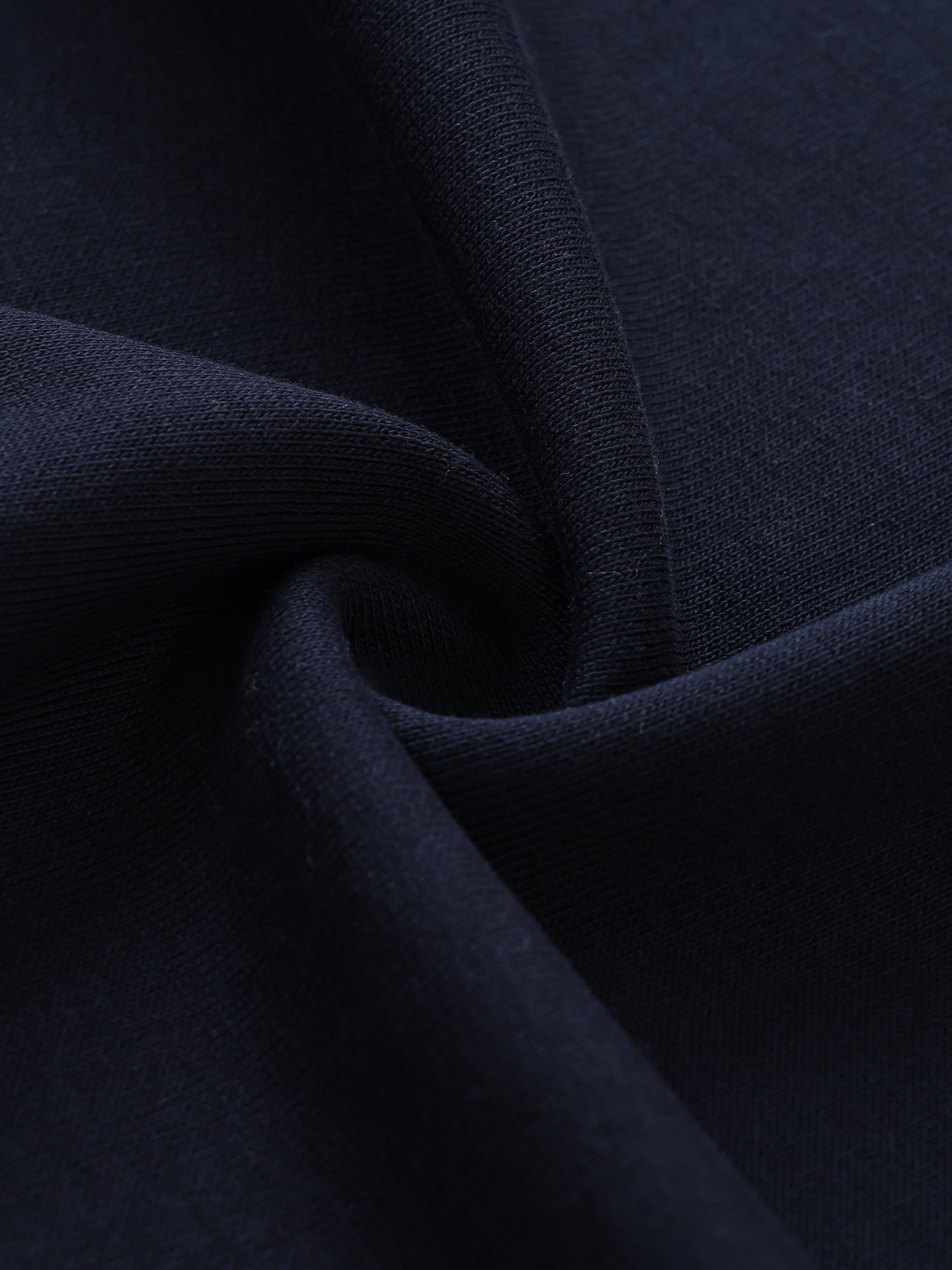 MORE THAN CONQUERORSContrast Striped Lapel Collar Sweatshirt